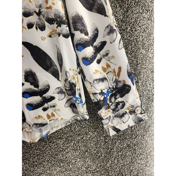 Mym Storm nwt 3xl Multicolor Button Down Womens Floral Blouse - Picture 2 of 6